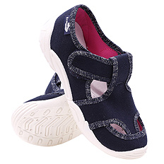 Kinder Hausschuhe Textilschuhe mit Klettverschluss