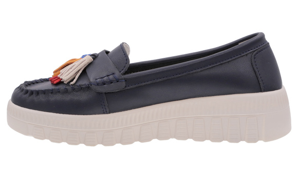 Damenschuhe Mokassins Fransen