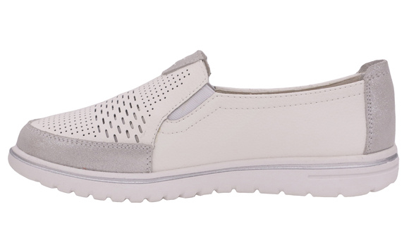 Damenschuhe Mokassins mit Gummizug