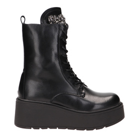 Damen Winterstiefel zum Schnüren mit Reißverschluss