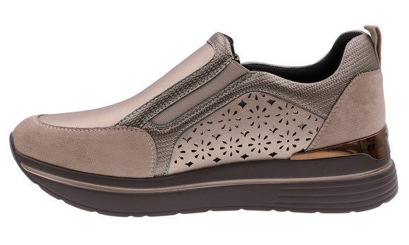 Damen Sportschuhe Sneakers mit Reißverschluss