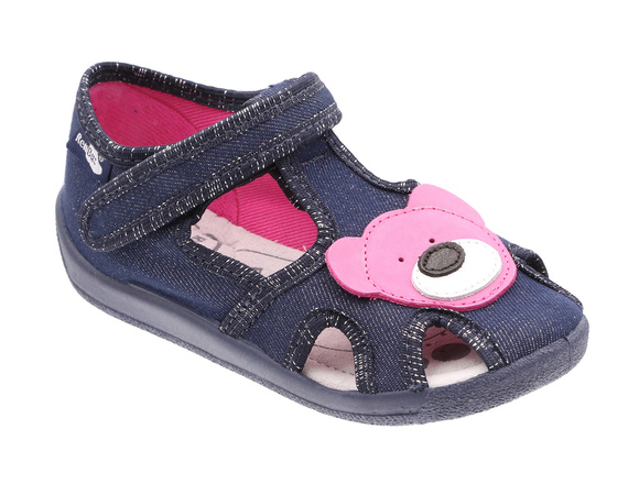 Kinder Hausschuhe Textilschuhe mit Klettverschluss