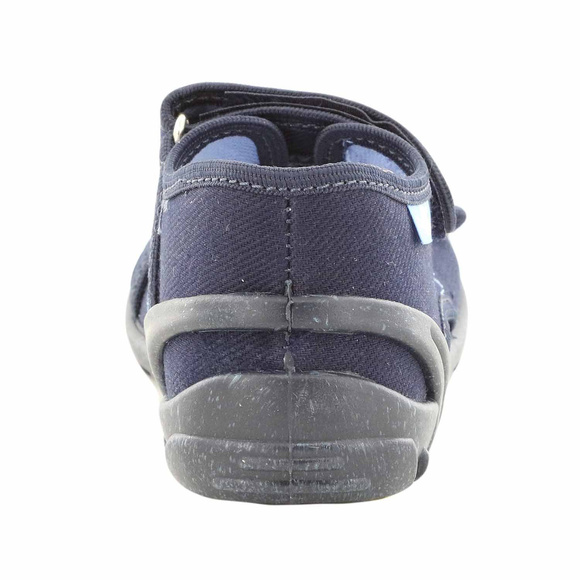 Kinder Textil Hausschuhe, Klettsandalen