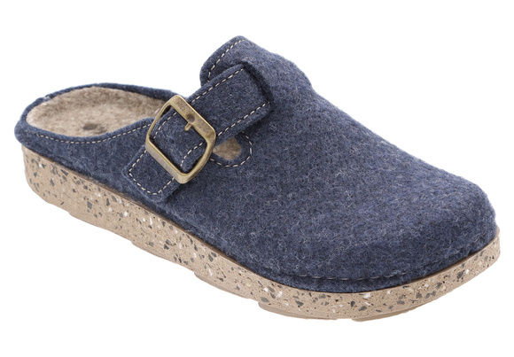 Damen Hausschuhe bequeme Hausschuhe Filz mit Schnalle