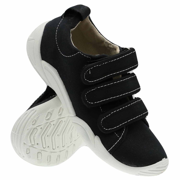 Kinder Hausschuhe Textilschuhe mit Klettverschluss