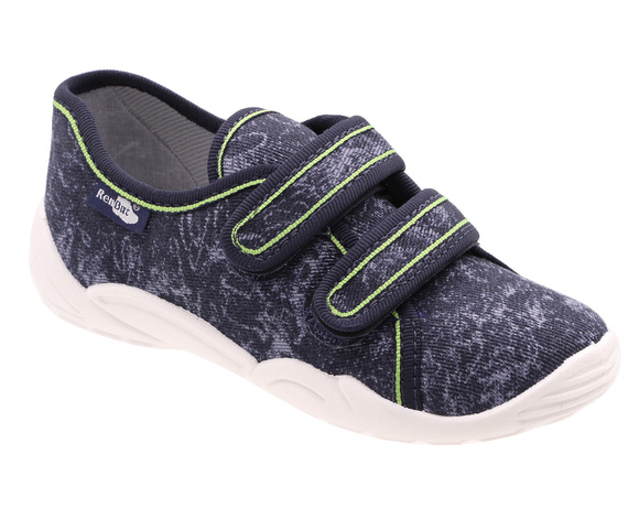 Kinder Hausschuhe Textilschuhe mit Klettverschluss