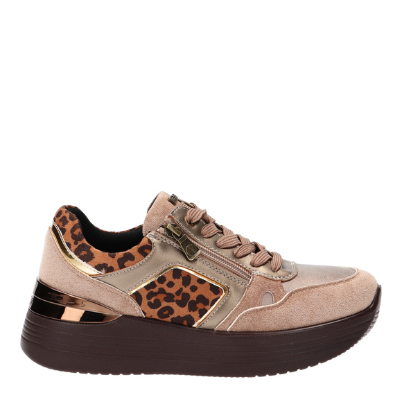 Sportliche Damen-Turnschuhe mit Reißverschluss