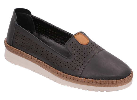 Damenschuhe durchbrochene Mokassins