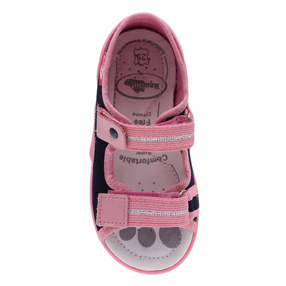 Kinder Textil Hausschuhe, Klettsandalen