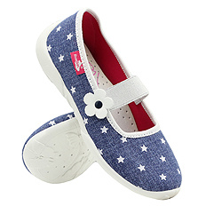 Kinderhausschuhe Textilschuhe mit Gummizug