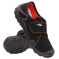 Kinder Hausschuhe Textilschuhe mit Klettverschluss