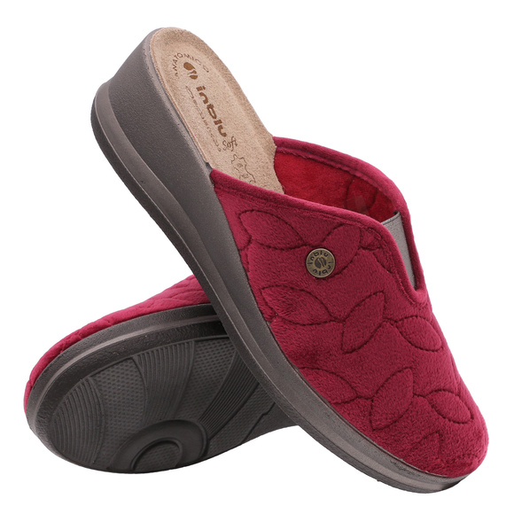 Hohe Hausschuhe für Damen mit Gummizug