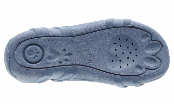 Kinder Textil Hausschuhe Sandalen mit Klettverschluss