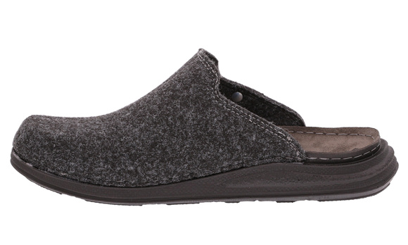 Herren-Hausschuhe, Schutz-Flip-Flops, Filz, Klettverschluss