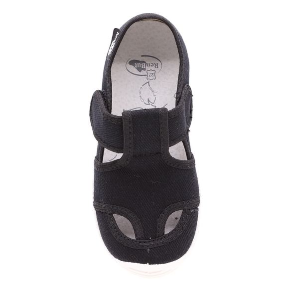 Kinder Hausschuhe Textilschuhe mit Klettverschluss