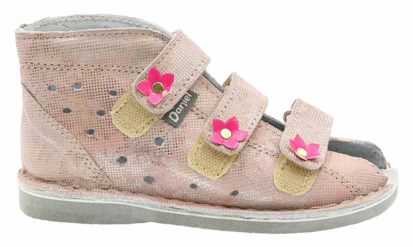 Kinder-Schutzpantoffeln mit Thomas-Absatz mit Klettverschluss