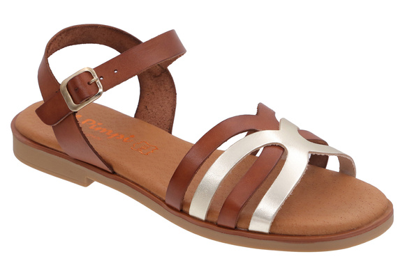 Niedrige, verstellbare Damensandalen