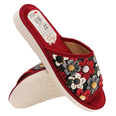 Frauen Hausschuhe Hausschuhe offene Zehe Blumen