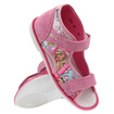 Kinderhausschuhe mit Barbie-Motiven und Klettverschluss