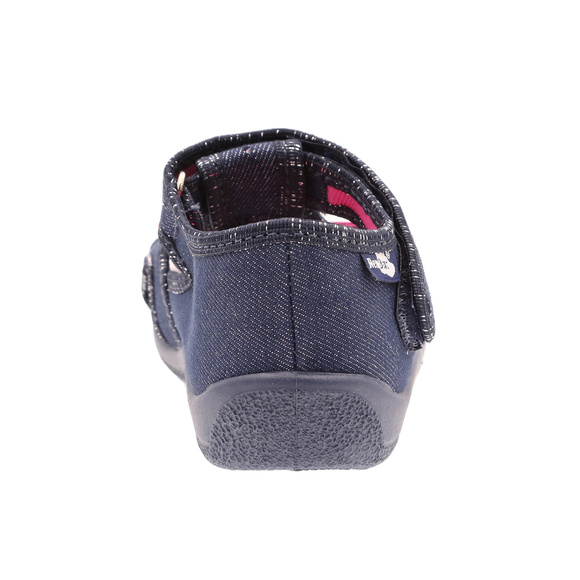 Kinder Hausschuhe Textilschuhe mit Klettverschluss