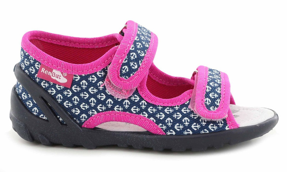 Kinder Textil Hausschuhe, Klettsandalen