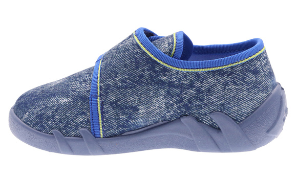 Kinder Hausschuhe Textilschuhe mit Klettverschluss