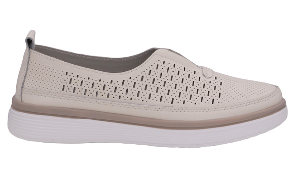 Damenschuhe durchbrochene Mokassins