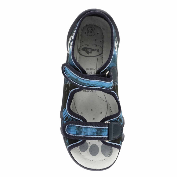 Kinder Textil Hausschuhe Sandalen mit Klettverschluss