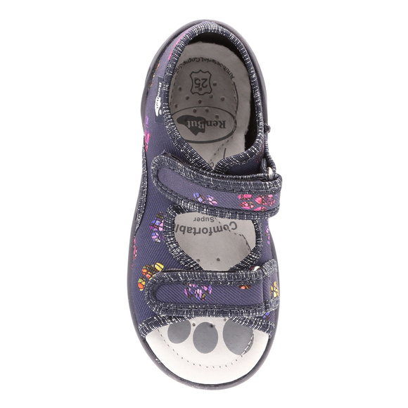 Kinder Textil Hausschuhe, Klettsandalen