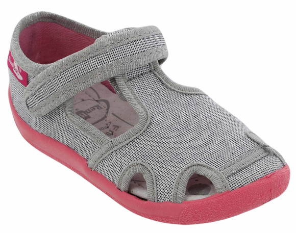 Kinder Hausschuhe Textilschuhe mit Klettverschluss