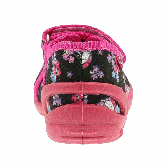 Kinder Textil Hausschuhe, Klettsandalen