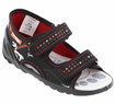 Kinder Textil Hausschuhe, Klettsandalen