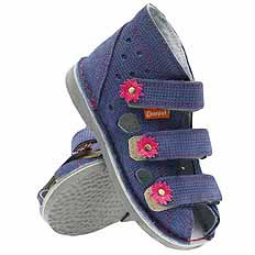 Kinder-Schutzpantoffeln mit Thomas-Absatz mit Klettverschluss