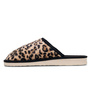 Damen Pantoffeln Hausschuhe Leopardenmuster