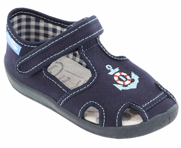 Kinder Hausschuhe Textilschuhe mit Klettverschluss