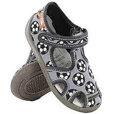 Kinder Hausschuhe Textilschuhe mit Klettverschluss