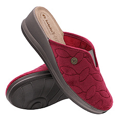 Hohe Hausschuhe für Damen mit Gummizug