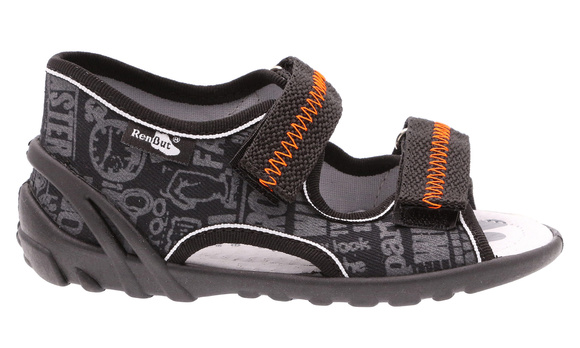 Kinder Textil Hausschuhe, Klettsandalen