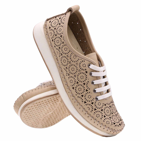 Damenschuhe durchbrochene Halbschuhe