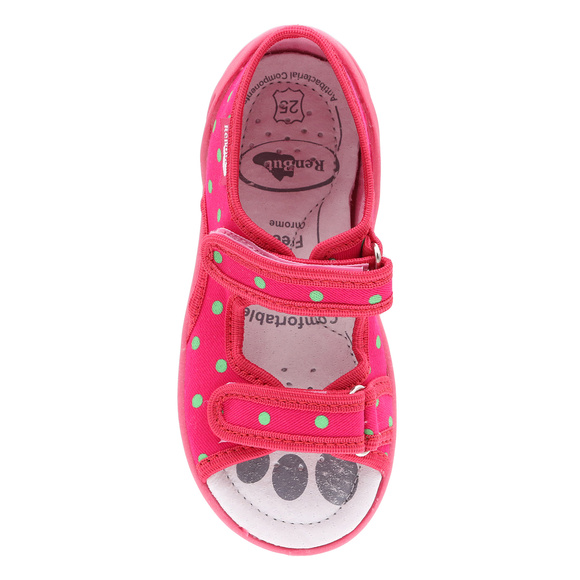 Kinder Textil Hausschuhe, Klettsandalen