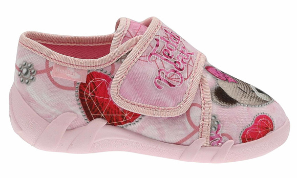 Kinder Hausschuhe Textilschuhe mit Klettverschluss