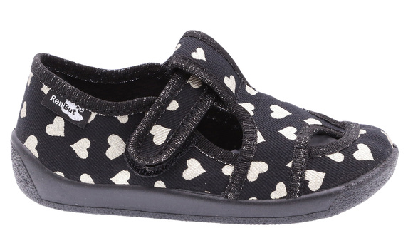 Kinder Hausschuhe Textilschuhe mit Klettverschluss