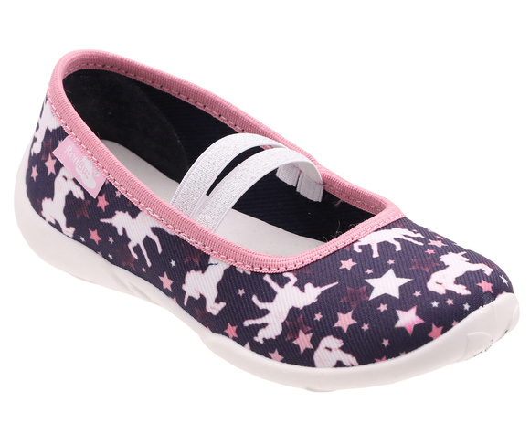 Kinderhausschuhe Textilschuhe mit Gummizug