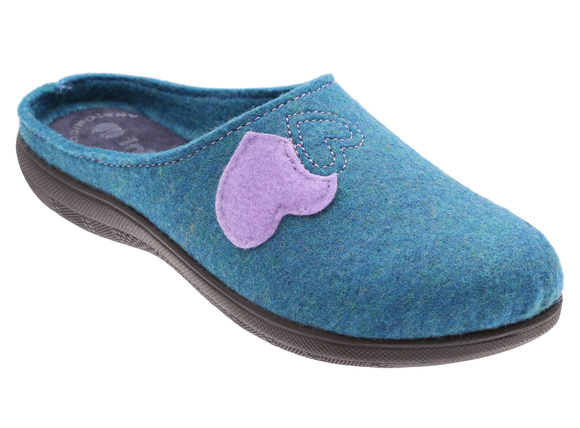 Damen Hausschuhe Hausschuhe Herzen Filz