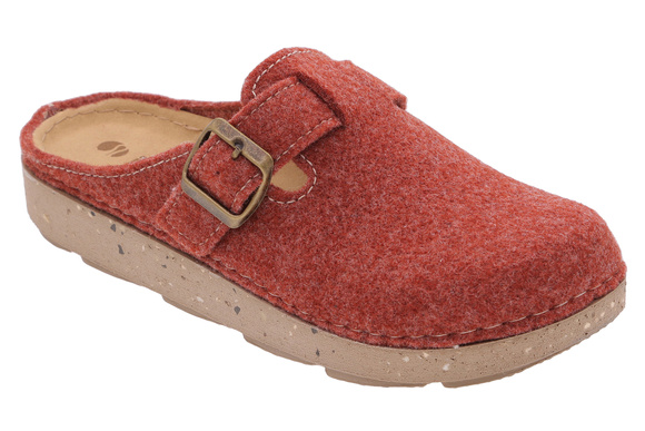 Damen Hausschuhe bequeme Hausschuhe Filz mit Schnalle