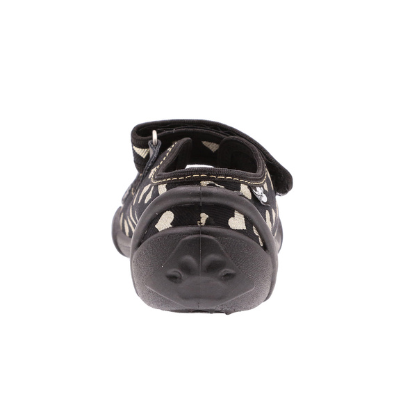 Kinder Textil Hausschuhe Sandalen mit Klettverschluss