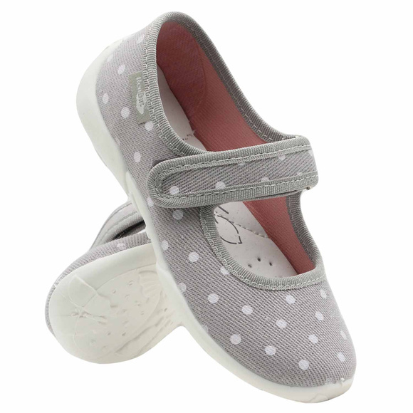 Kinder Hausschuhe Textilschuhe mit Klettverschluss