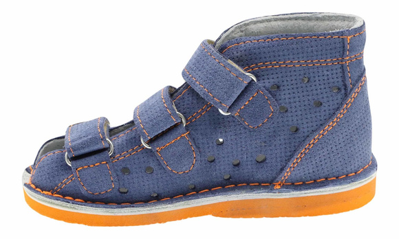 Kinder-Schutzpantoffeln mit Thomas-Absatz mit Klettverschluss