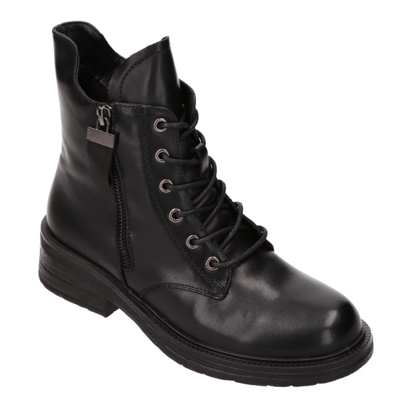 Damen Winterstiefel zum Schnüren mit Reißverschluss