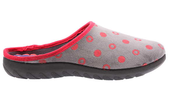 Damen Hausschuhe warm massieren Home Schuhe Polka Dots